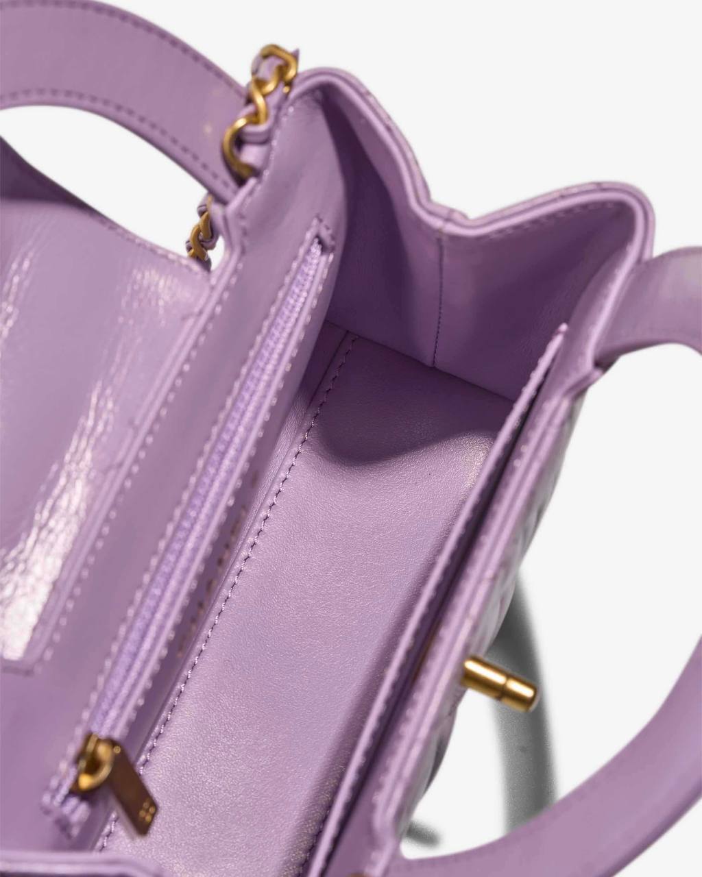 Chanel Nano Mini Kelly Lavender