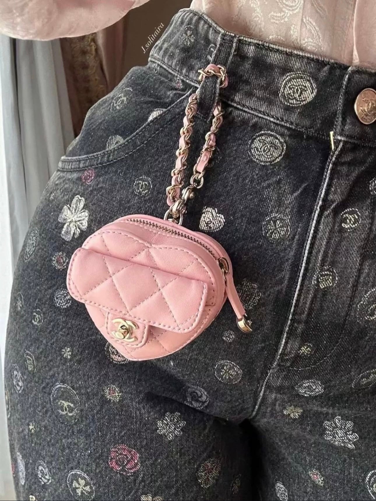 Chanel Heart Quilted Crossbody