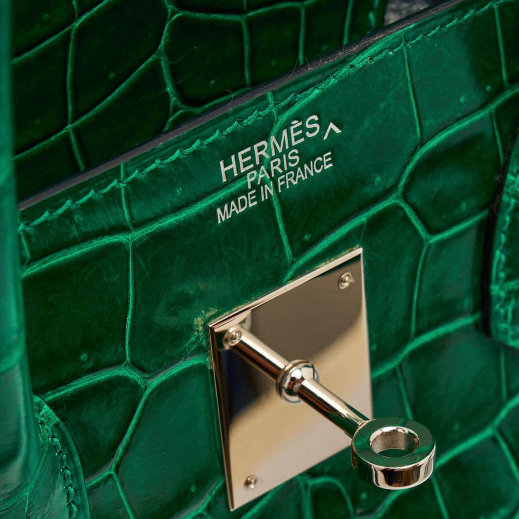 Exotic Crocodile Birkin - Emerald Sovereign