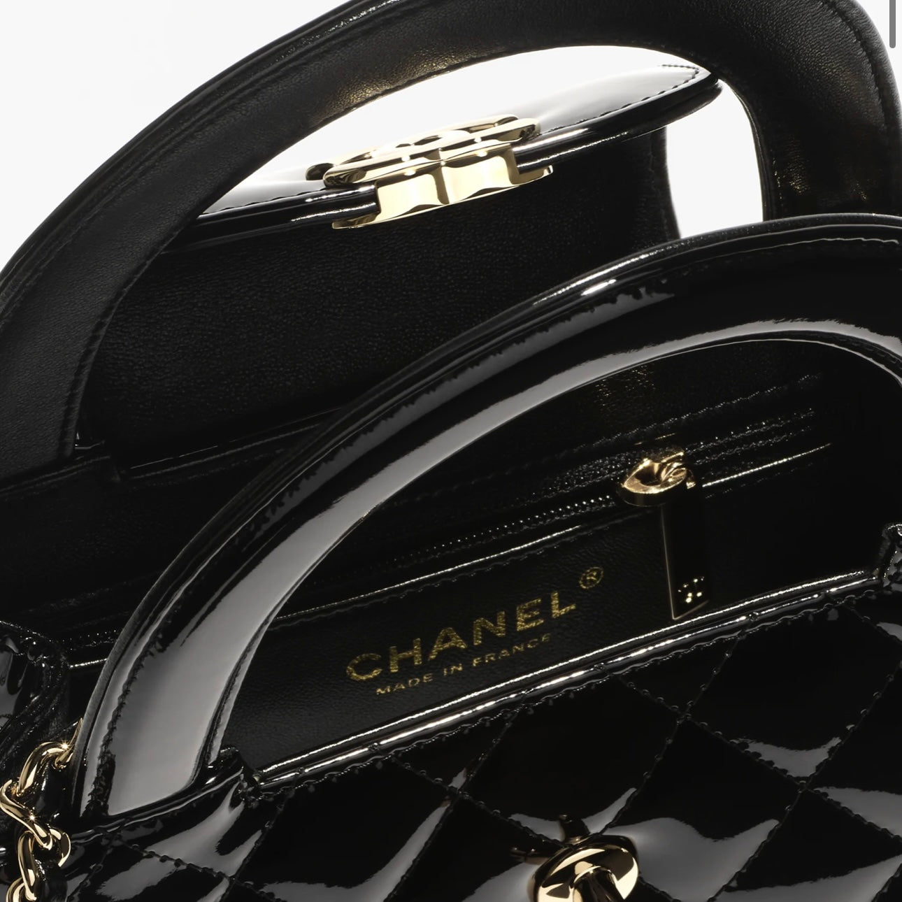 Chanel Mini Shopping Bag Black Calfskin