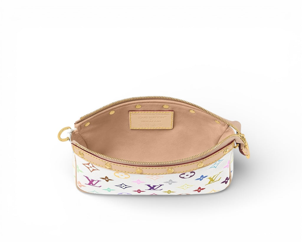 LV Monogram Pochette Multicolor (White)