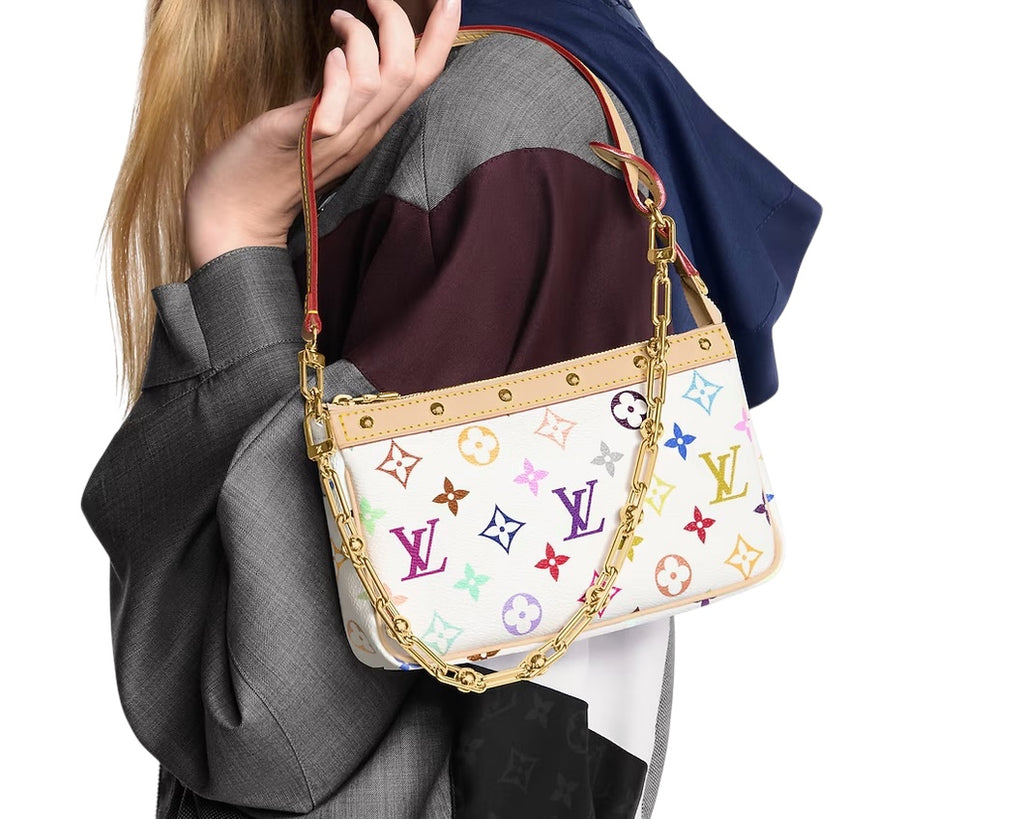 LV Monogram Pochette Multicolor (White)