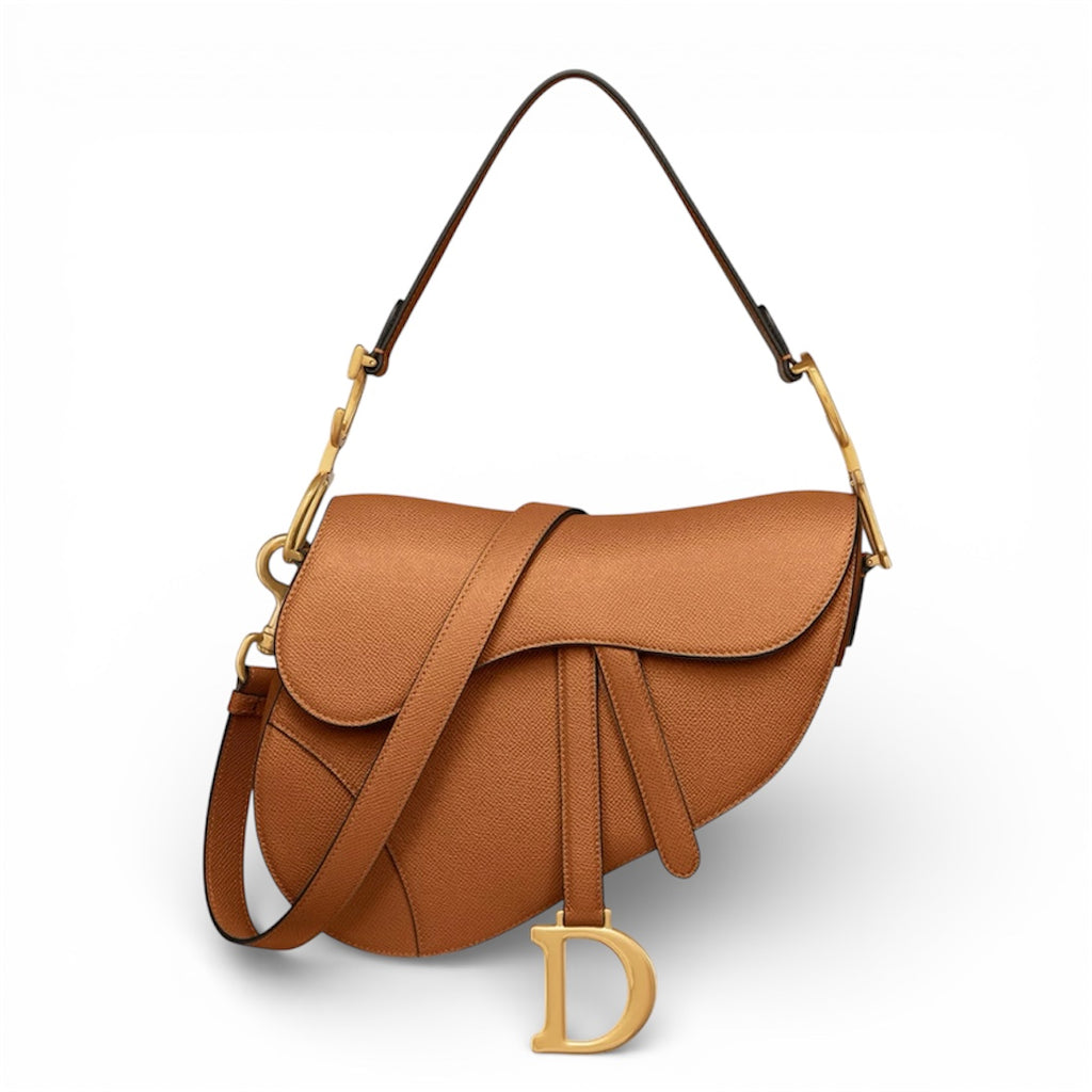 Dior Saddle Bag - Warm Tan Leather