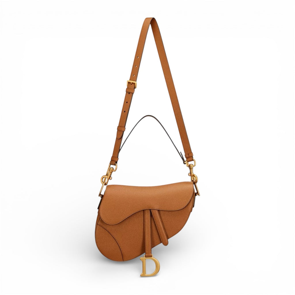 Dior Saddle Bag - Warm Tan Leather