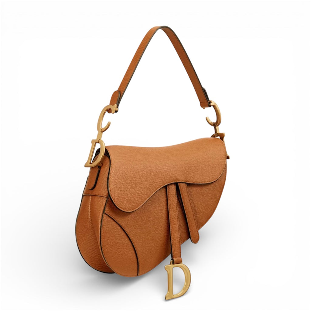 Dior Saddle Bag - Warm Tan Leather