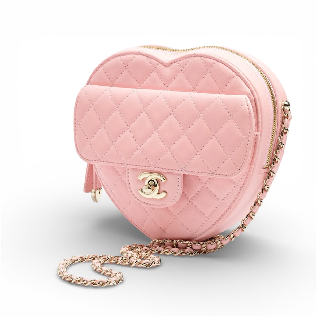 Chanel Heart Quilted Crossbody