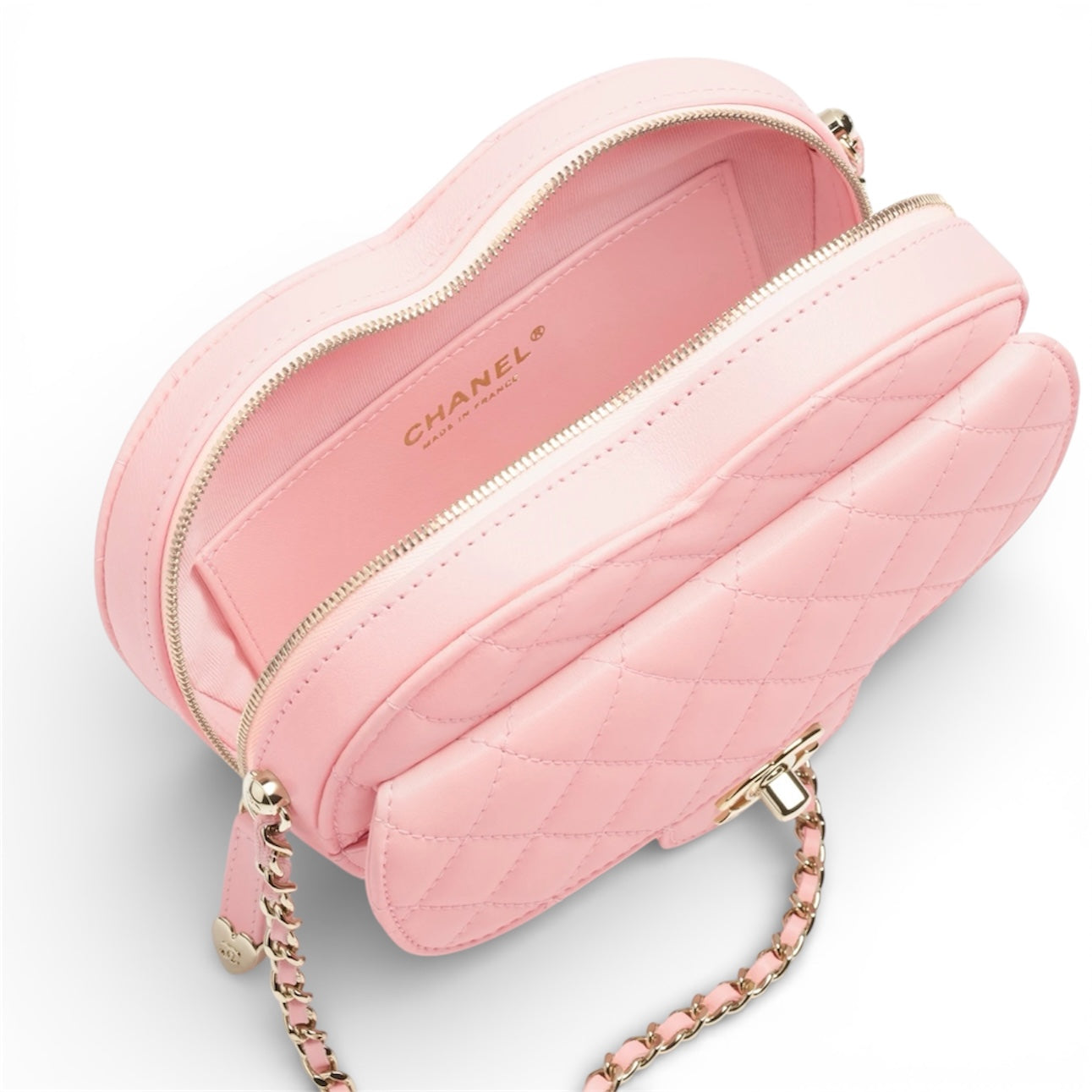 Chanel Heart Quilted Crossbody