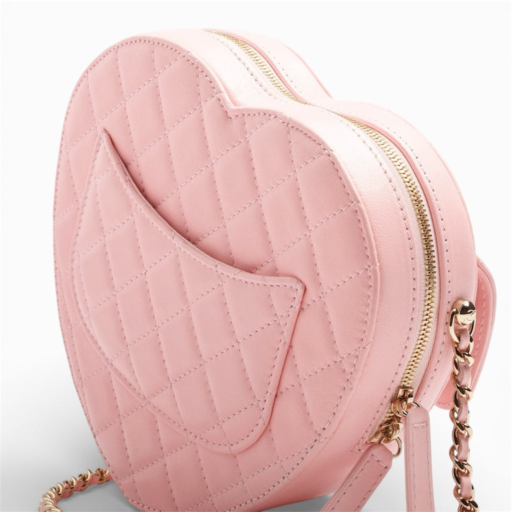 Chanel Heart Quilted Crossbody