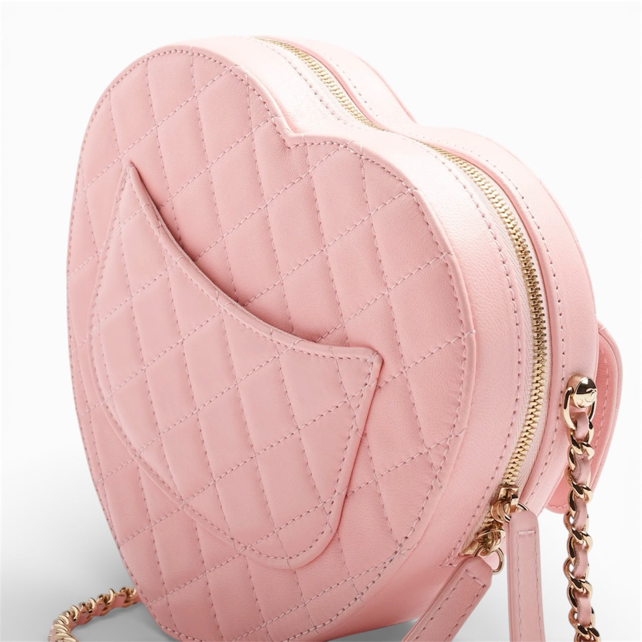 Chanel Heart Quilted Crossbody