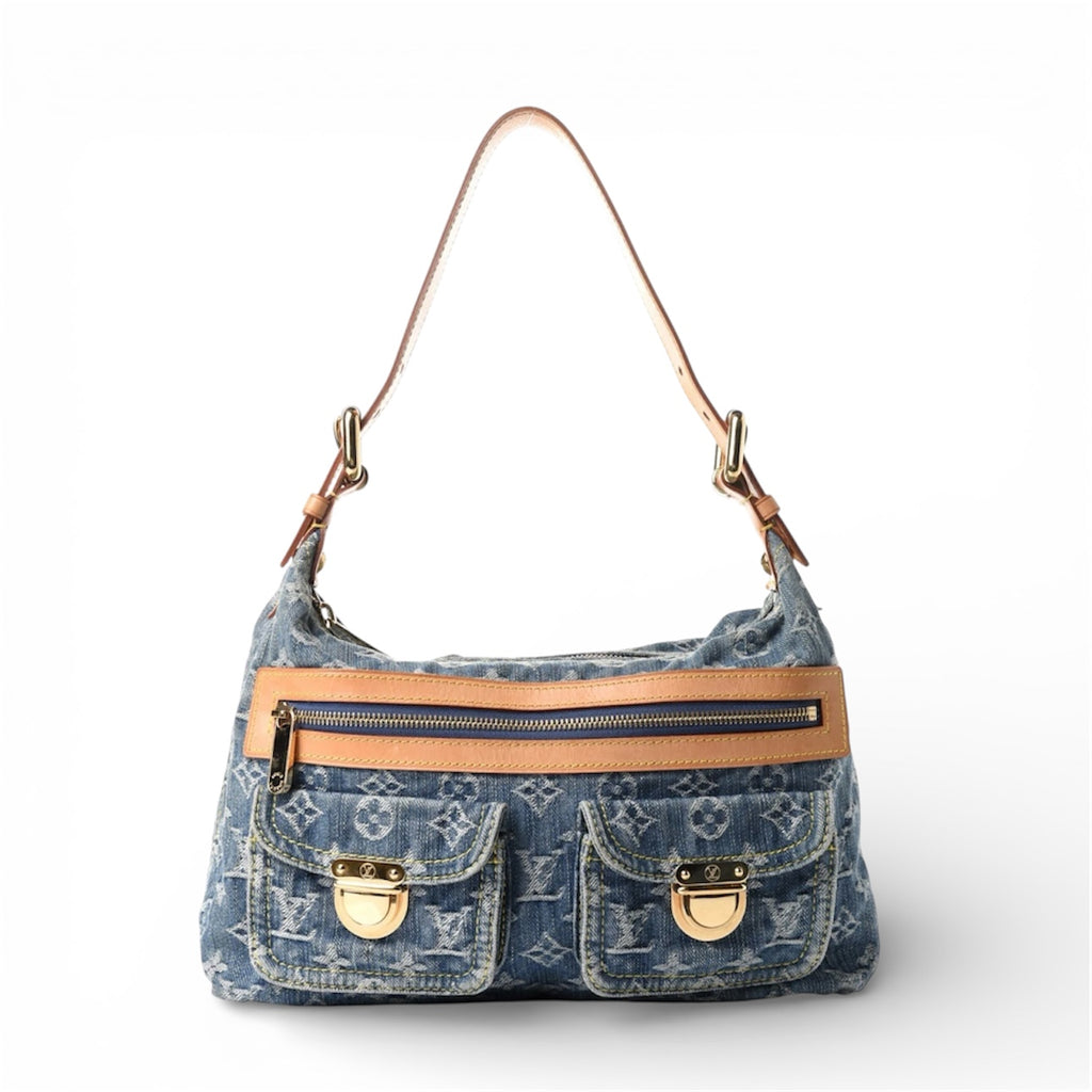 LV Monogram Denim Muse