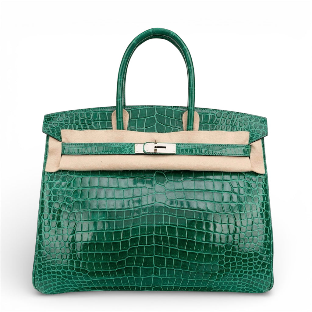 Exotic Crocodile Birkin - Emerald Sovereign