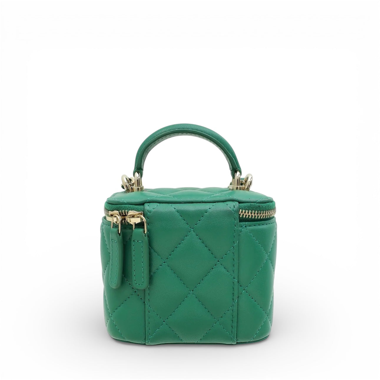 Chanel Mini CC Quilted Lambskin Vanity