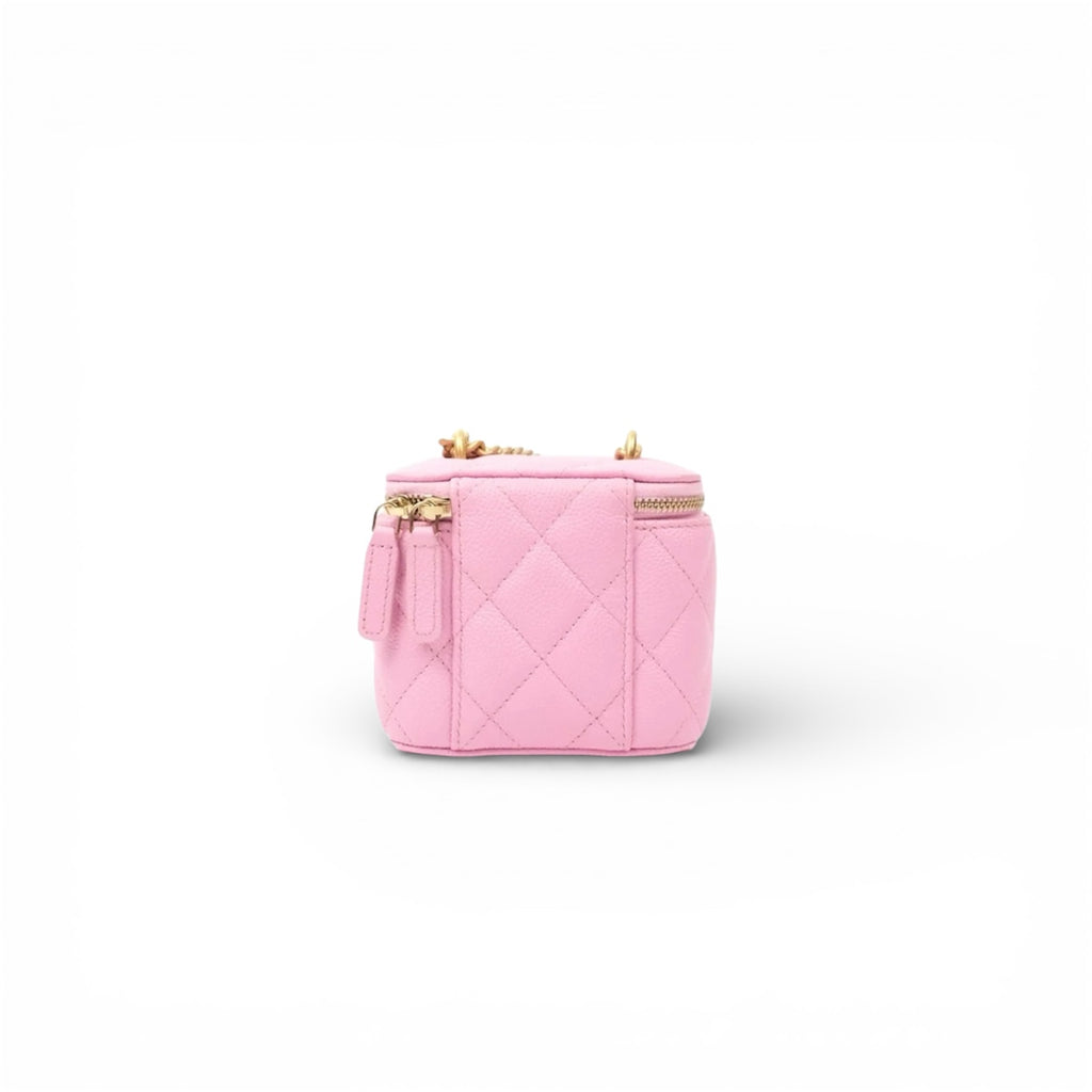 Chanel Mini CC Quilted Lambskin Vanity