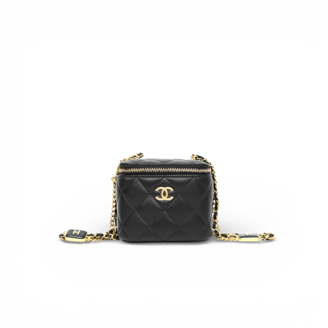 Chanel Mini CC Quilted Lambskin Vanity