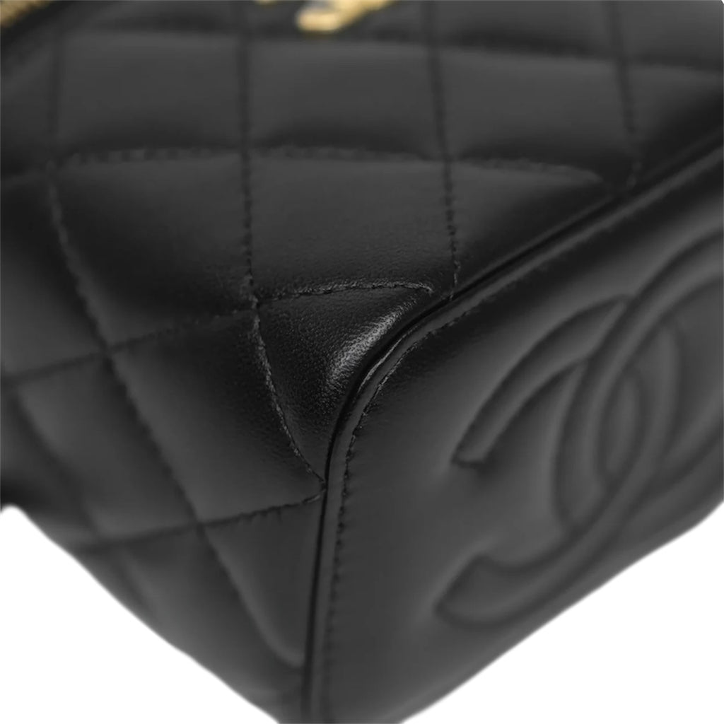 Chanel Mini CC Quilted Lambskin Vanity