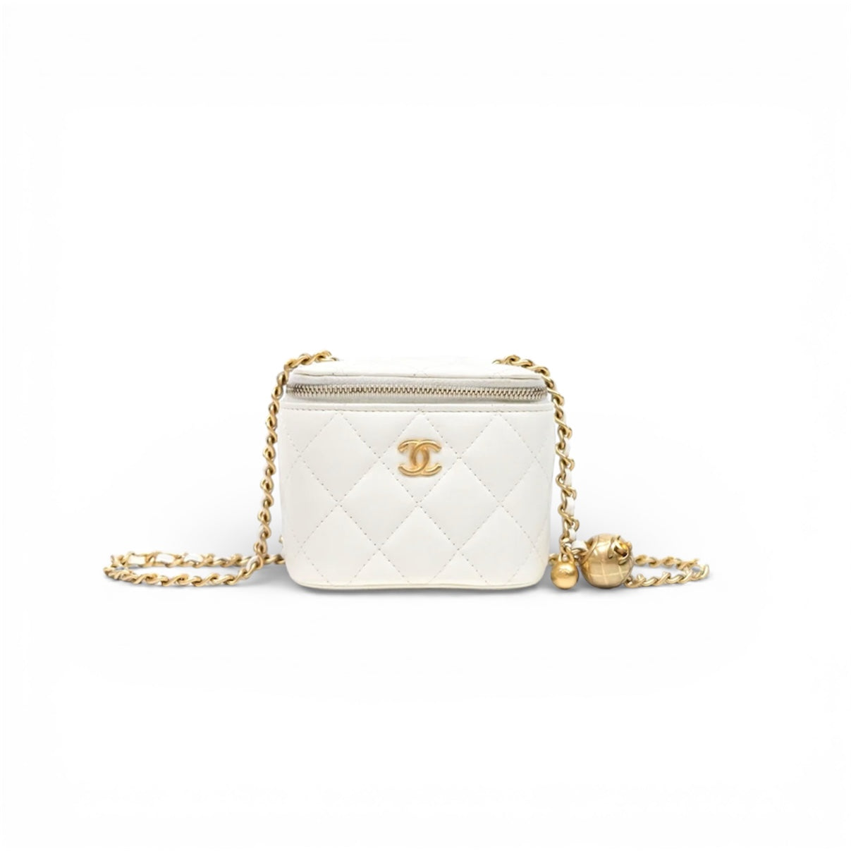 Chanel Mini CC Quilted Lambskin Vanity