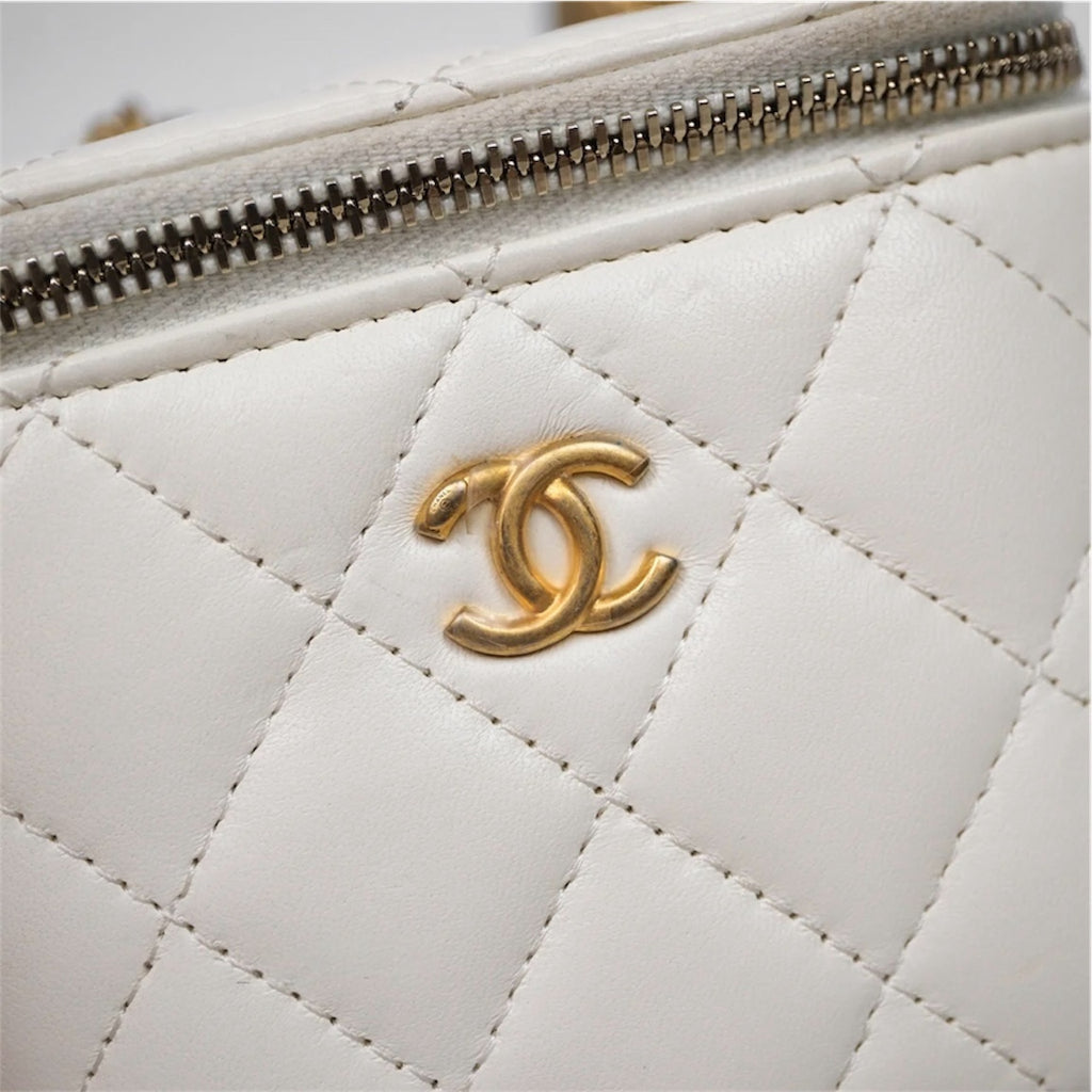 Chanel Mini CC Quilted Lambskin Vanity