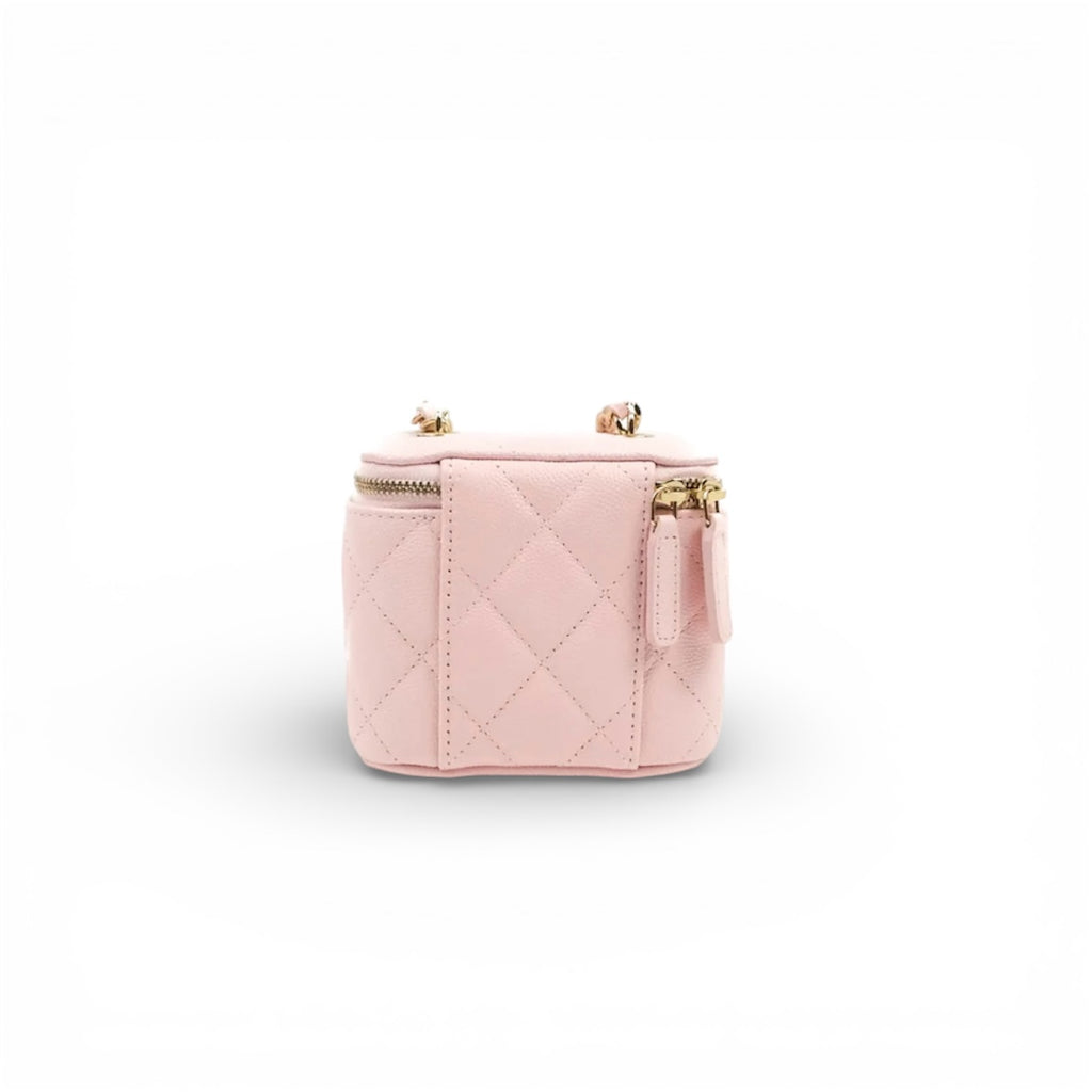 Chanel Mini CC Quilted Lambskin Vanity