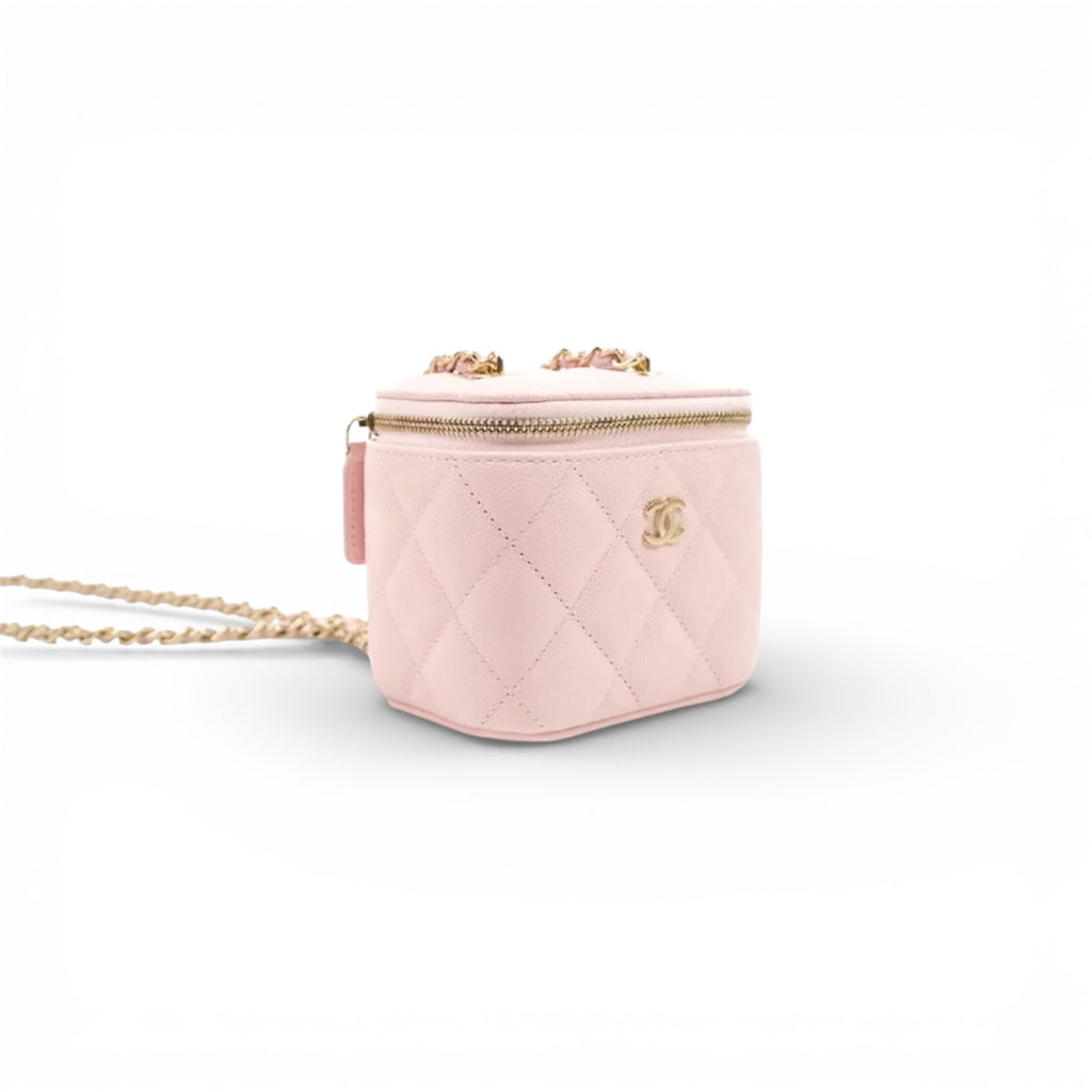 Chanel Mini CC Quilted Lambskin Vanity