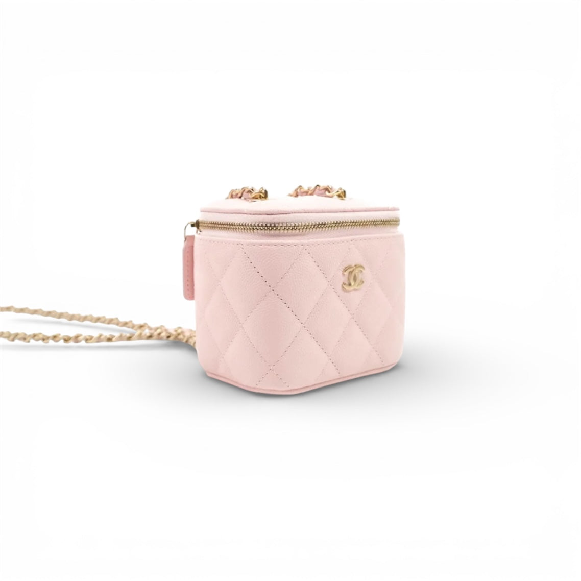 Chanel Mini CC Quilted Lambskin Vanity