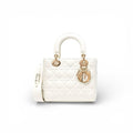 Dior Small Lady Dior Cristal White