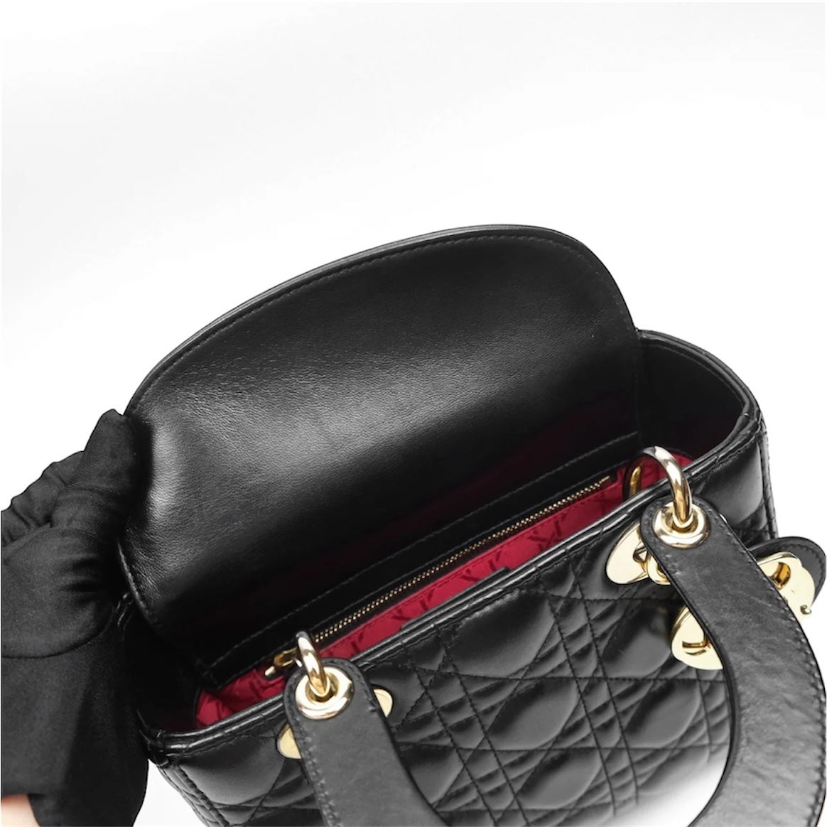 Dior Small Lady Dior Midnight Black