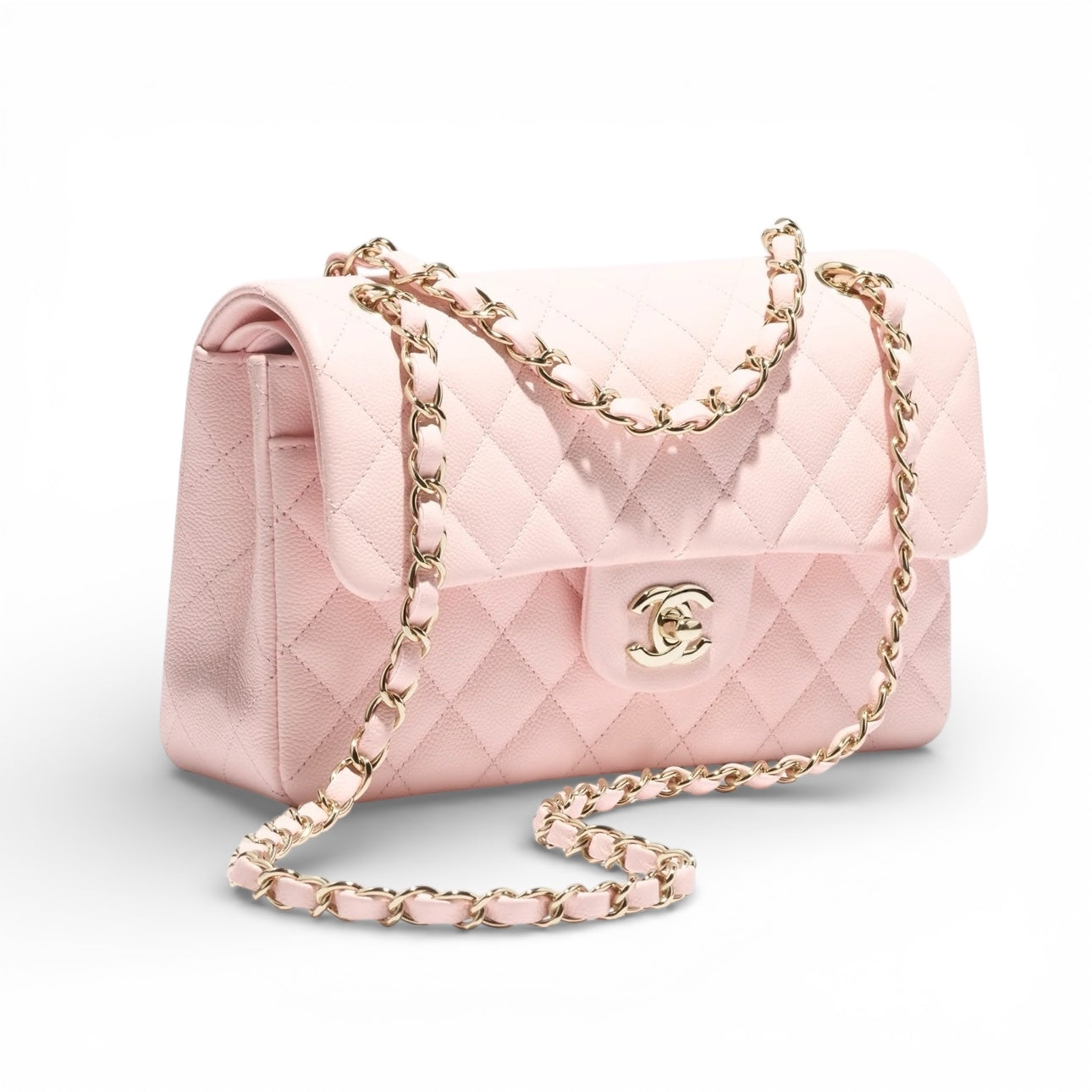 Chanel 21 Classic Flap Blush-Pink