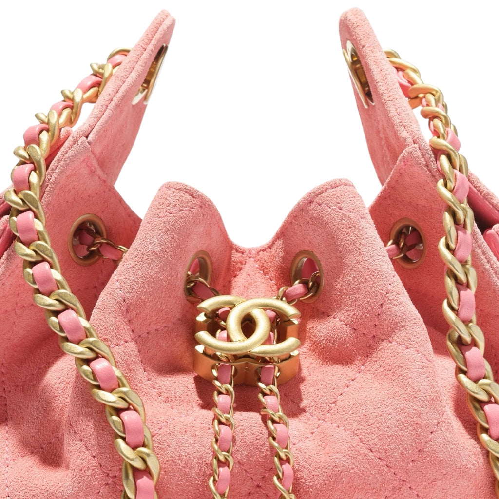 Chanel 25 Petal Pink Suede