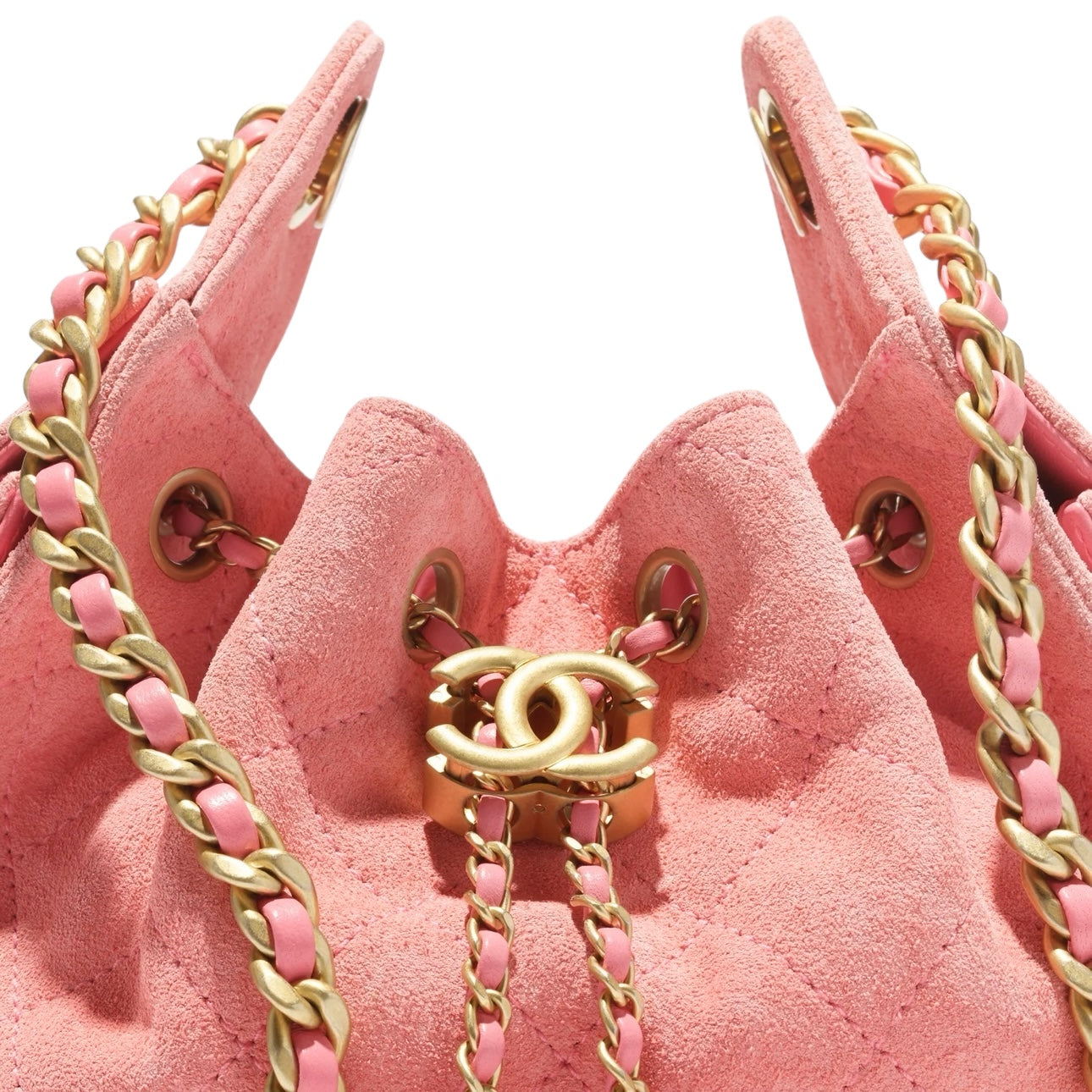 Chanel 25 Petal Pink Suede