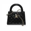 Chanel Mini Shopping Bag Black Calfskin