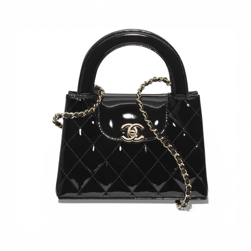 Chanel Mini Shopping Bag Black Calfskin