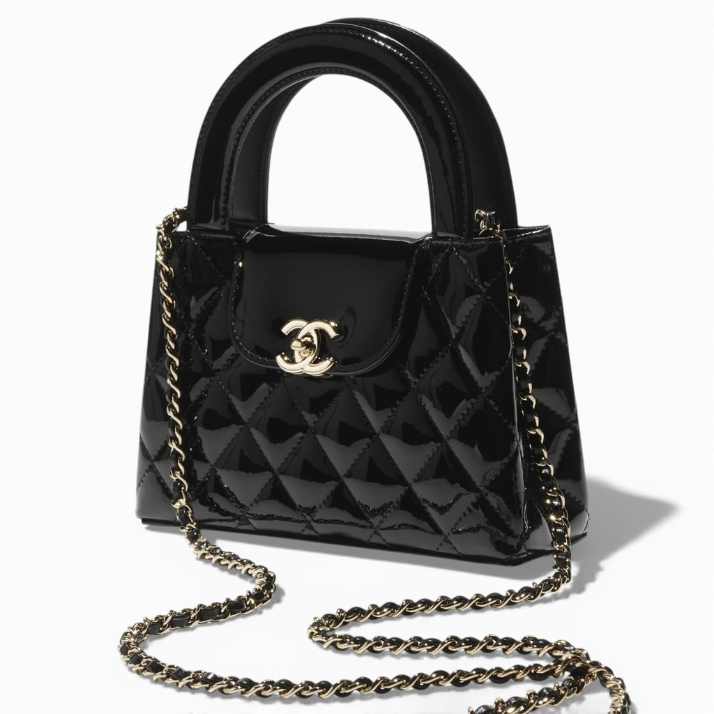 Chanel Mini Shopping Bag Black Calfskin