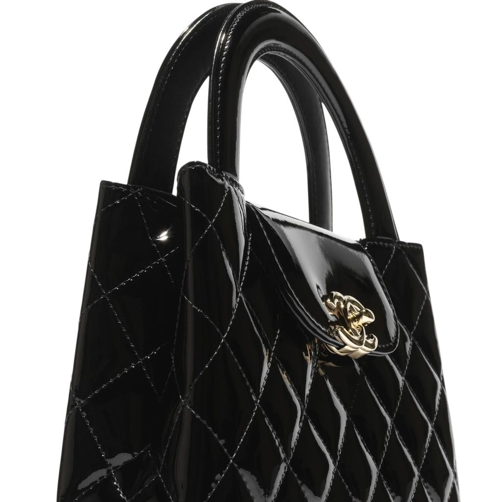 Chanel Mini Shopping Bag Black Calfskin