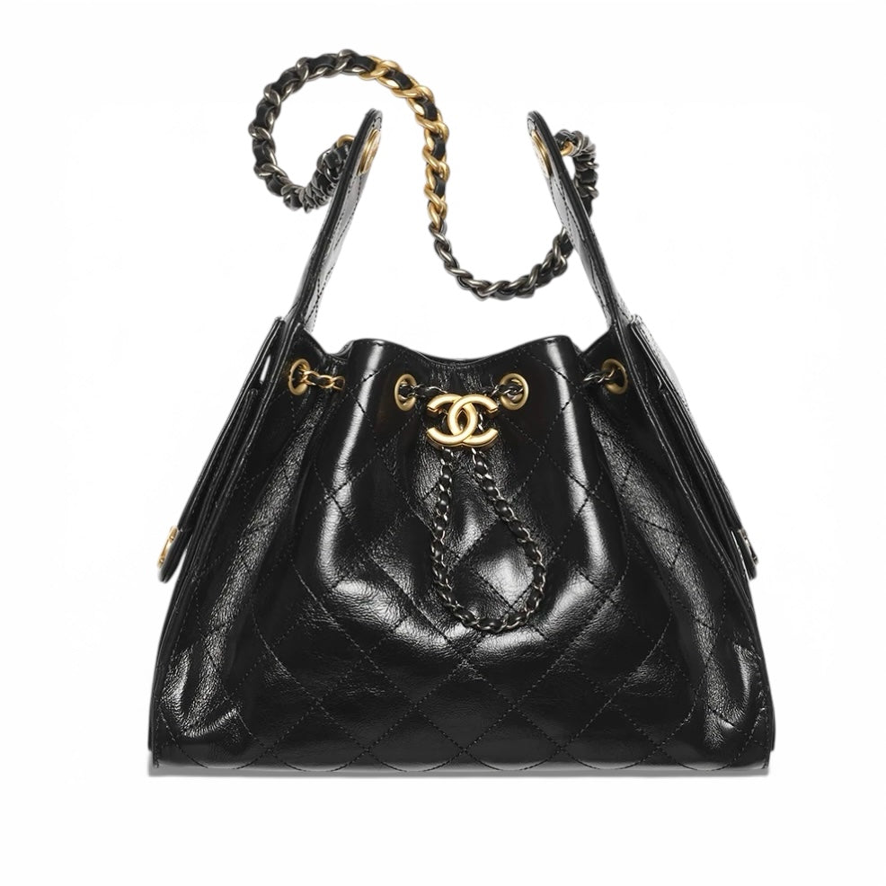 Chanel 25 Crumpled Calfskin Leather