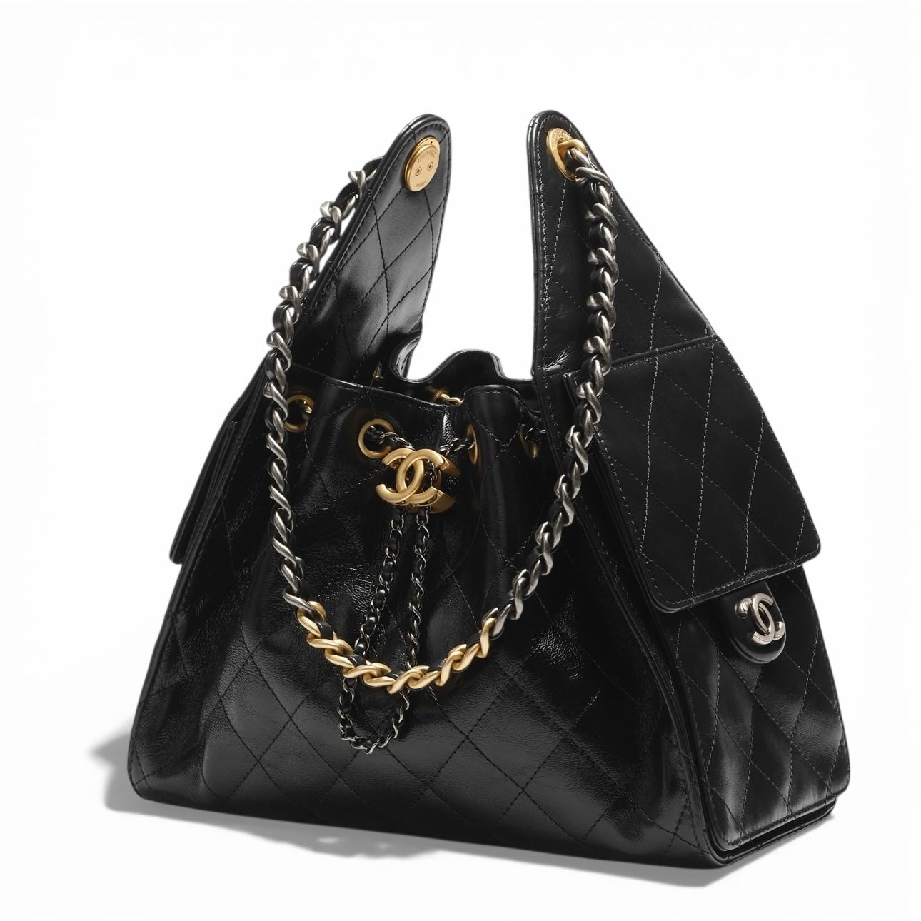Chanel 25 Crumpled Calfskin Leather