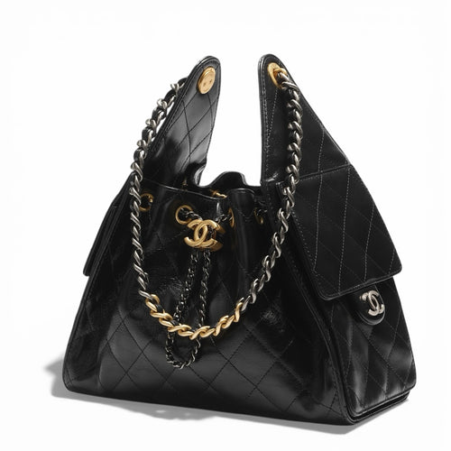 Chanel 25 Crumpled Calfskin Leather