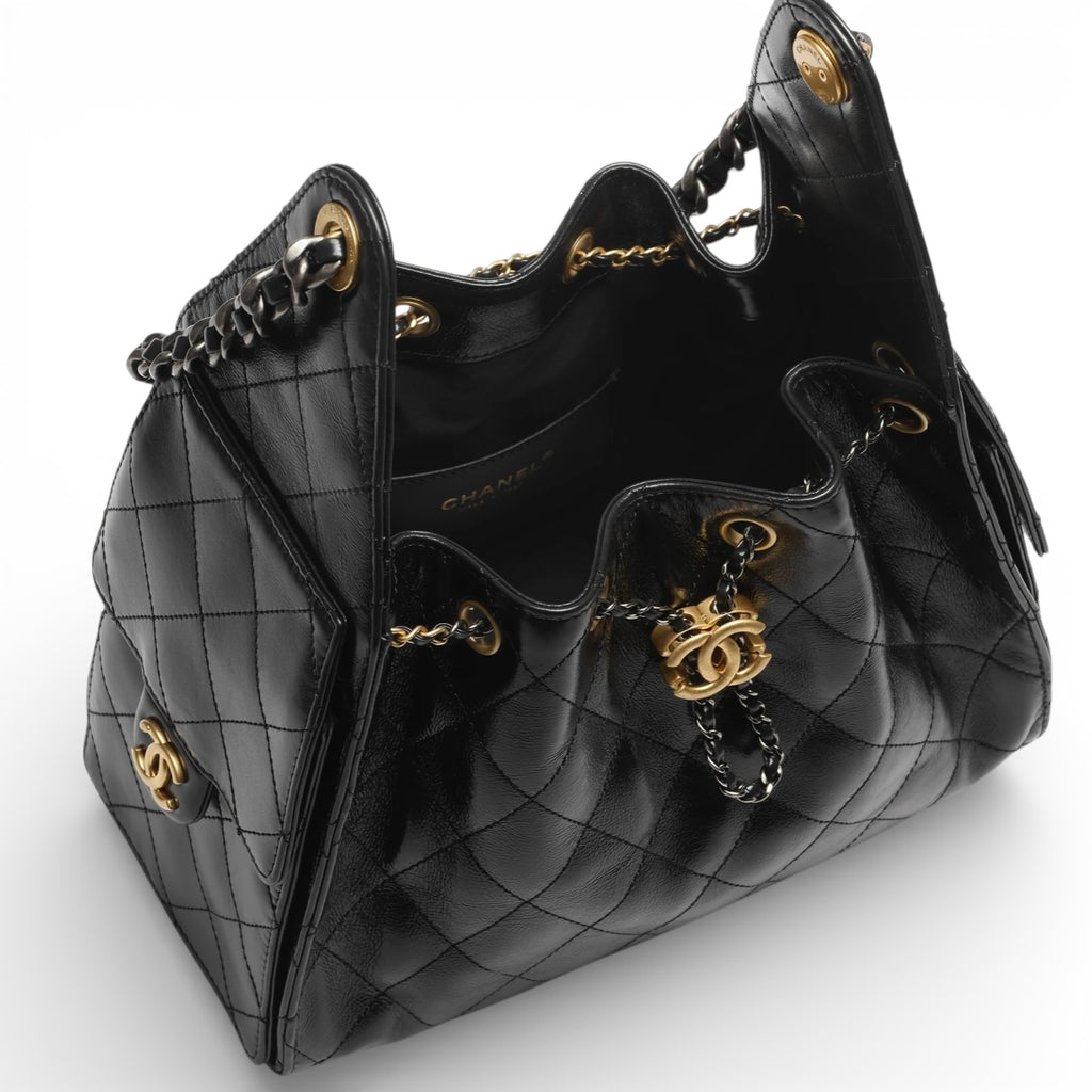 Chanel 25 Crumpled Calfskin Leather