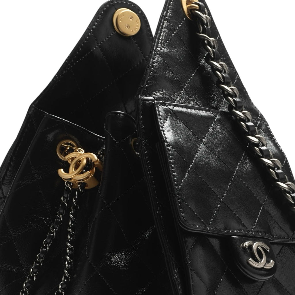 Chanel 25 Crumpled Calfskin Leather