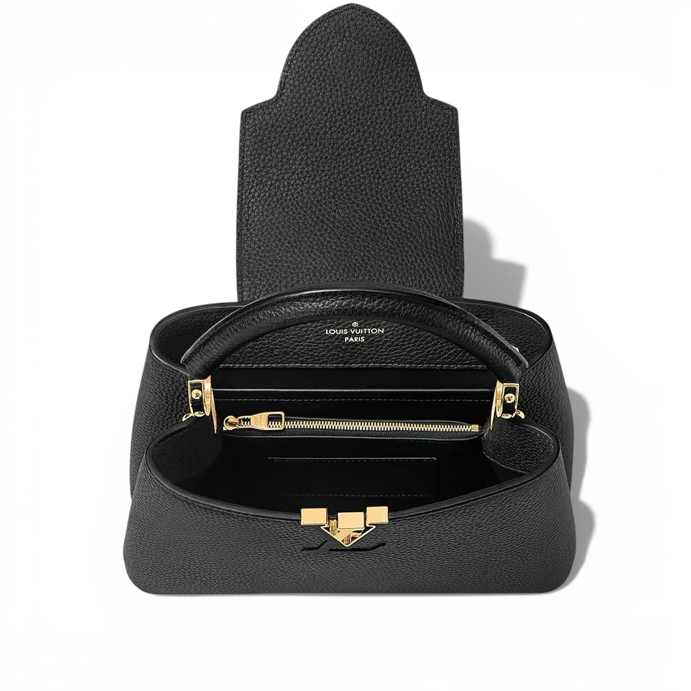 LV Capucines BB Black Taurillon