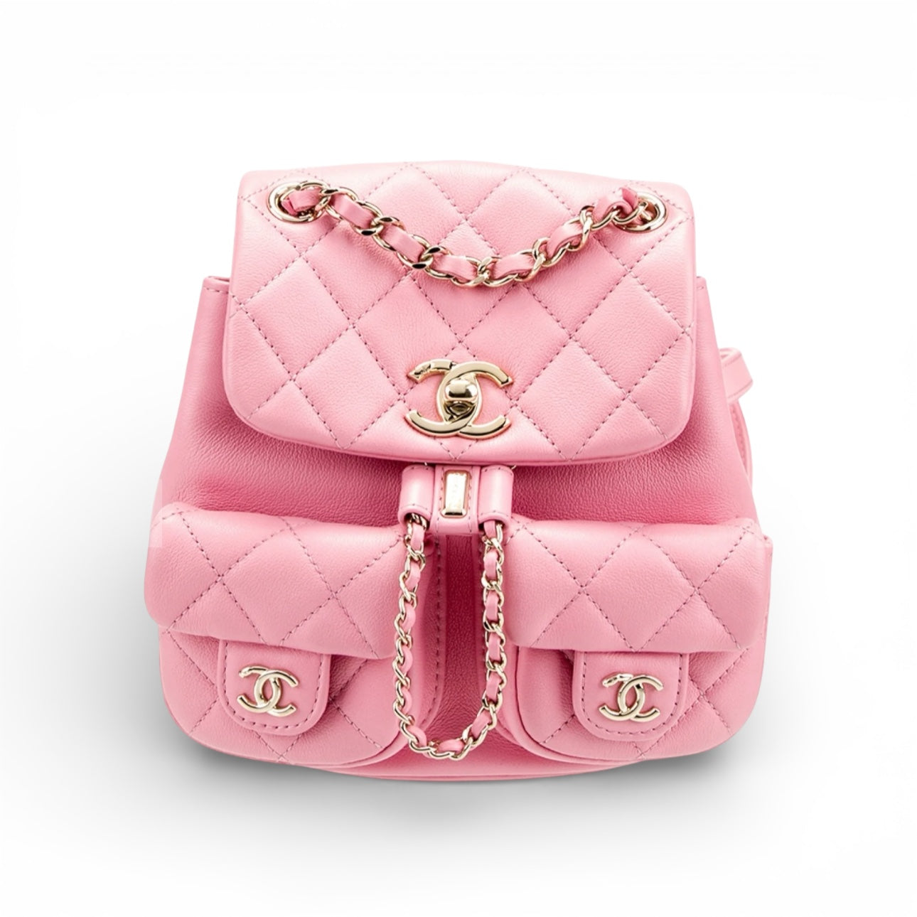 Chanel Duma Backpack Pink Lambskin