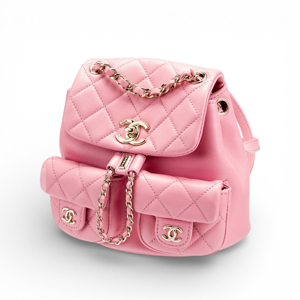Chanel Duma Backpack Pink Lambskin