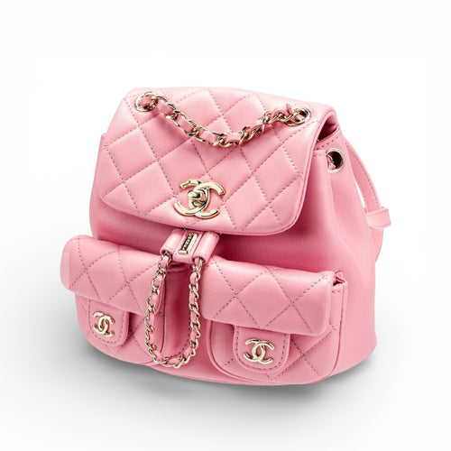 Chanel Duma Backpack Pink Lambskin